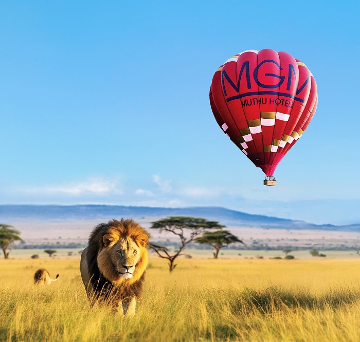 Balloon safari Masai mara