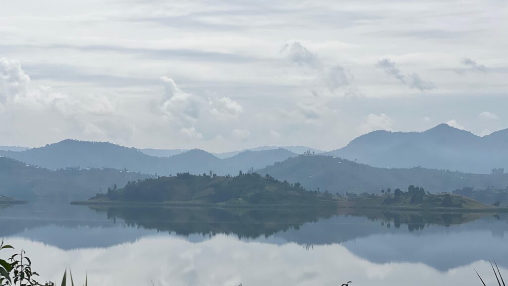 Misty Virunga volcanoes